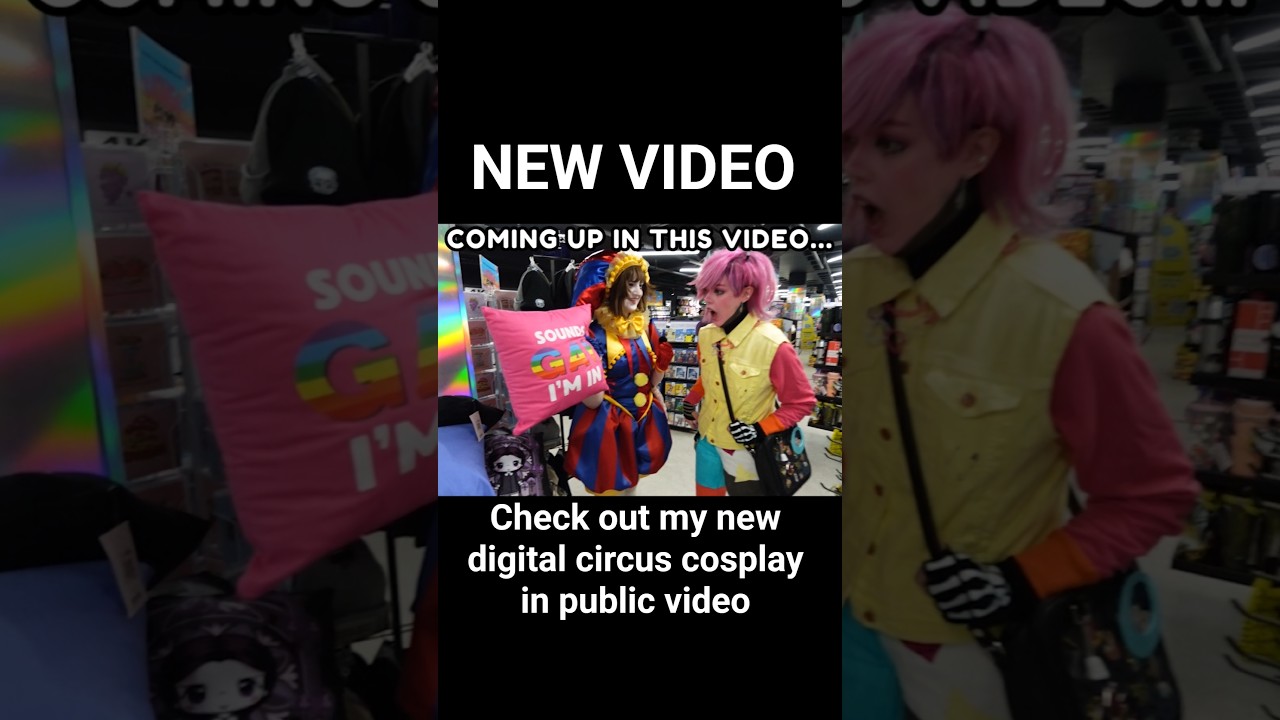NEW VIDEO!  #cosplay #digitalcircus #tadc #amazingdigitalcircus #pomni #gangle #zooble