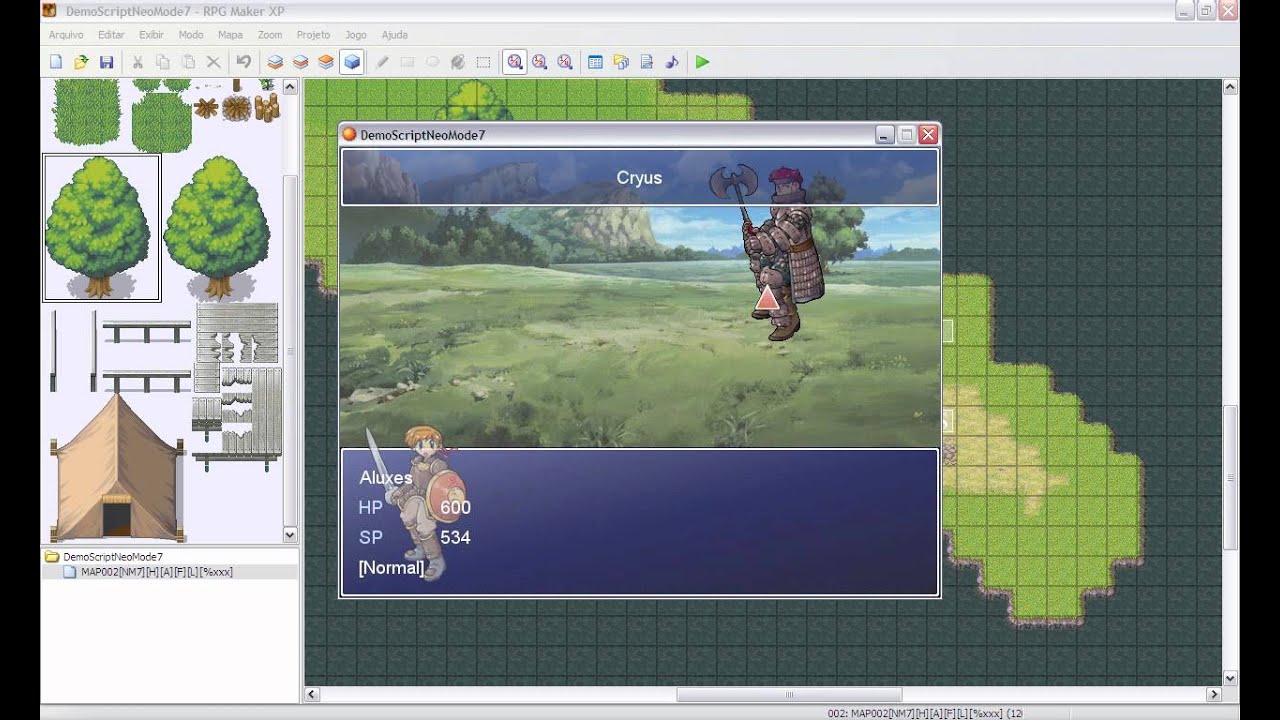 Meu jogo de RPG Maker XP em 3D - YouTube