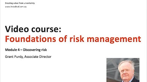 Module 4 - Discovering risk