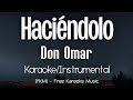 Don omar  hacindolo karaokeinstrumental  remix lbum  fkm free karaoke music