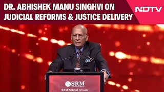 LEXPOSIUM 2025 | Dr. Abhishek Manu Singhvi On Judicial Reforms & Justice Delivery