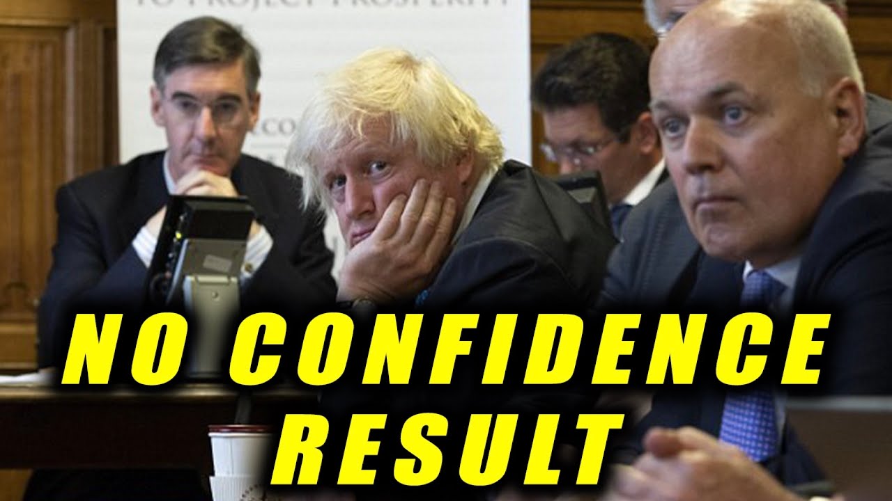 🚨 Boris Johnson No Confidence Vote RESULT YouTube