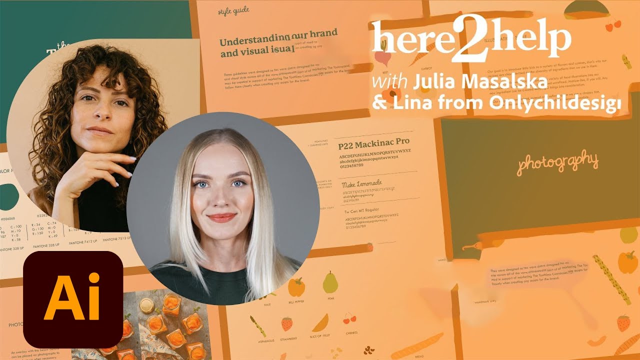 Here2Help Branding and Identity with Lina Cordero and Julia Masalska - 1 of 2