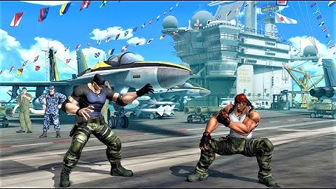 Clark Still vs Ralf Jones (level 5 AI) - THE KING OF FIGHTERS XIV KOF14 Hardest Match Crazy Play