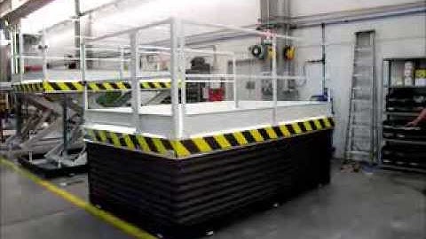 Loading Bay to load and unload vehicles with PVC bellow - model 1S /1T