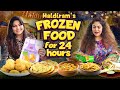 We only ate haldirams frozen food for 24 hours food challenge ft thethakursisters