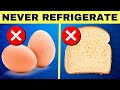 20 foods you should stop refrigerating for your health