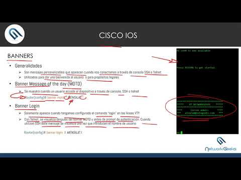 Banners en dispositivos Cisco - CCNA 200-301