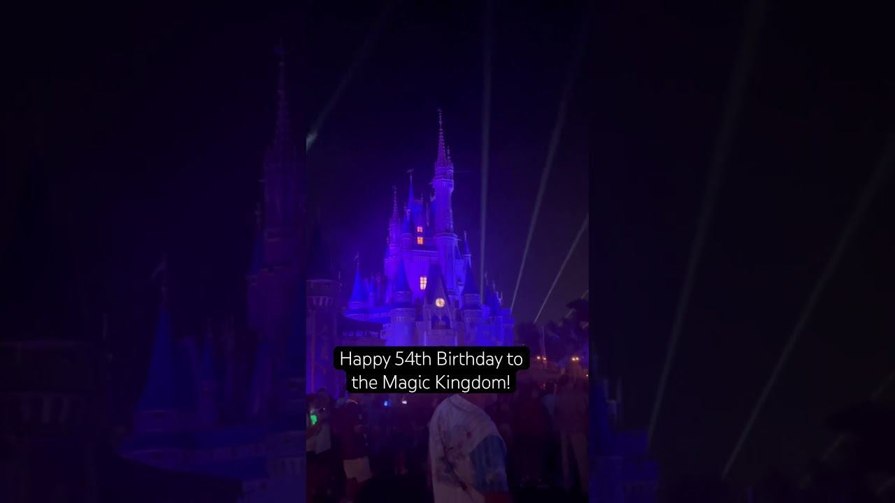 Happy 54th Birthday Magic Kingdom!  