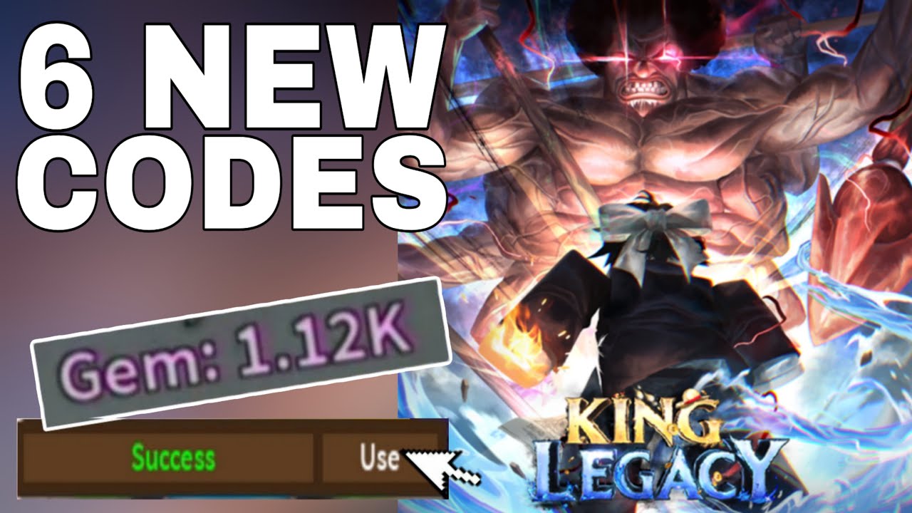 NOVOS CÓDIGOS DA ATUALIZAÇÃO DO KING LEGACY - KING LEGACY UPDATE 4.7 