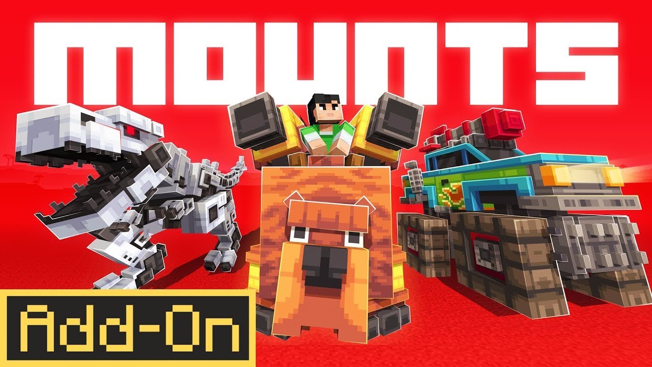 Mounts | Minecraft Marketplace Addon | Showcase - YouTube