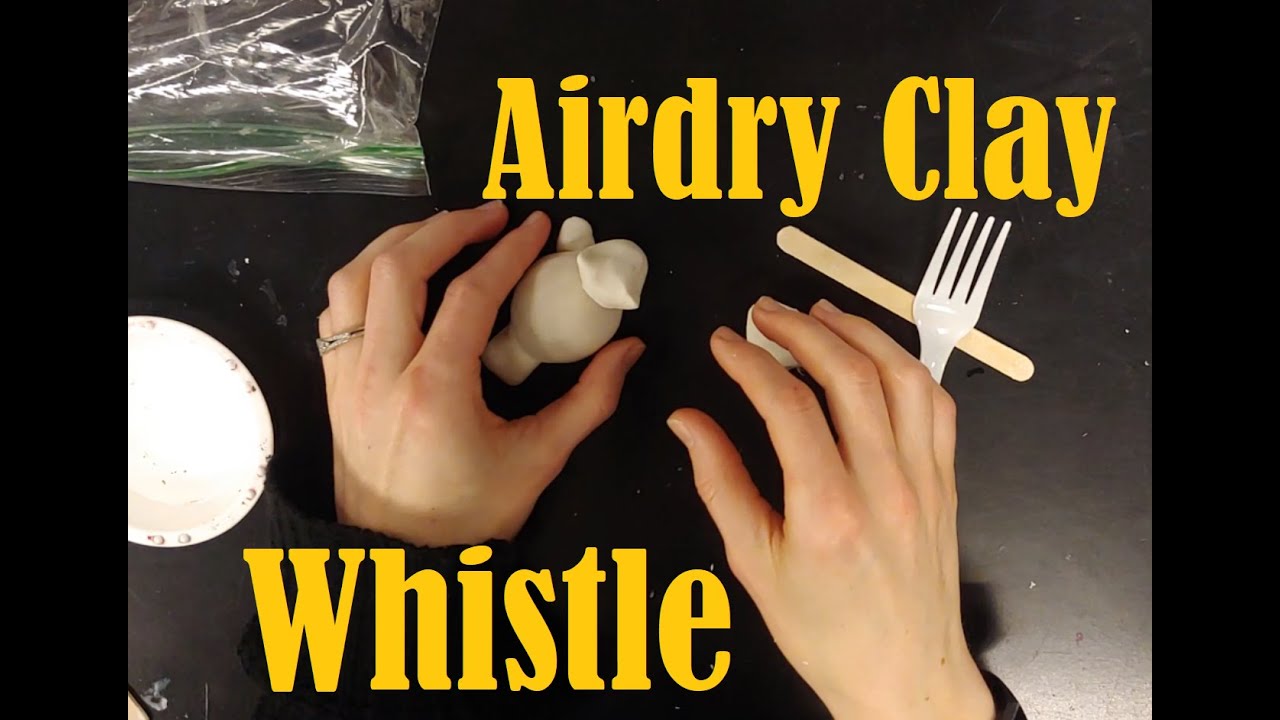 Airdry Clay Whistle