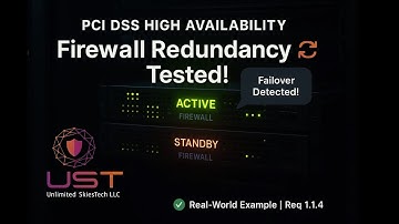 PCI DSS Firewall Redundancy & Failover | Ensure High Availability 🔁🛡️