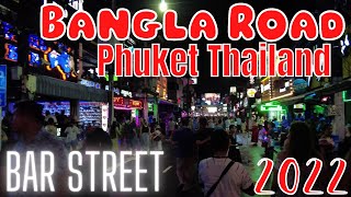 Walking in Phuket | Thailand 2022 | Bar street | Bangla Road Phuket