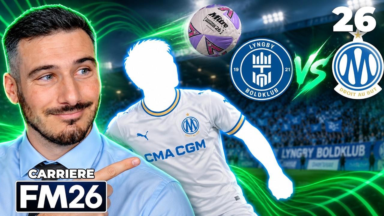 ON JOUE MARSEILLE EN CONFÉRENCE DANS UN MATCH CRUCIAL - Carrière FM26 / Épisode 26