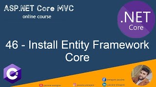 46. Install Entity Framework Core - ASP.NET Core in Darija Arabic