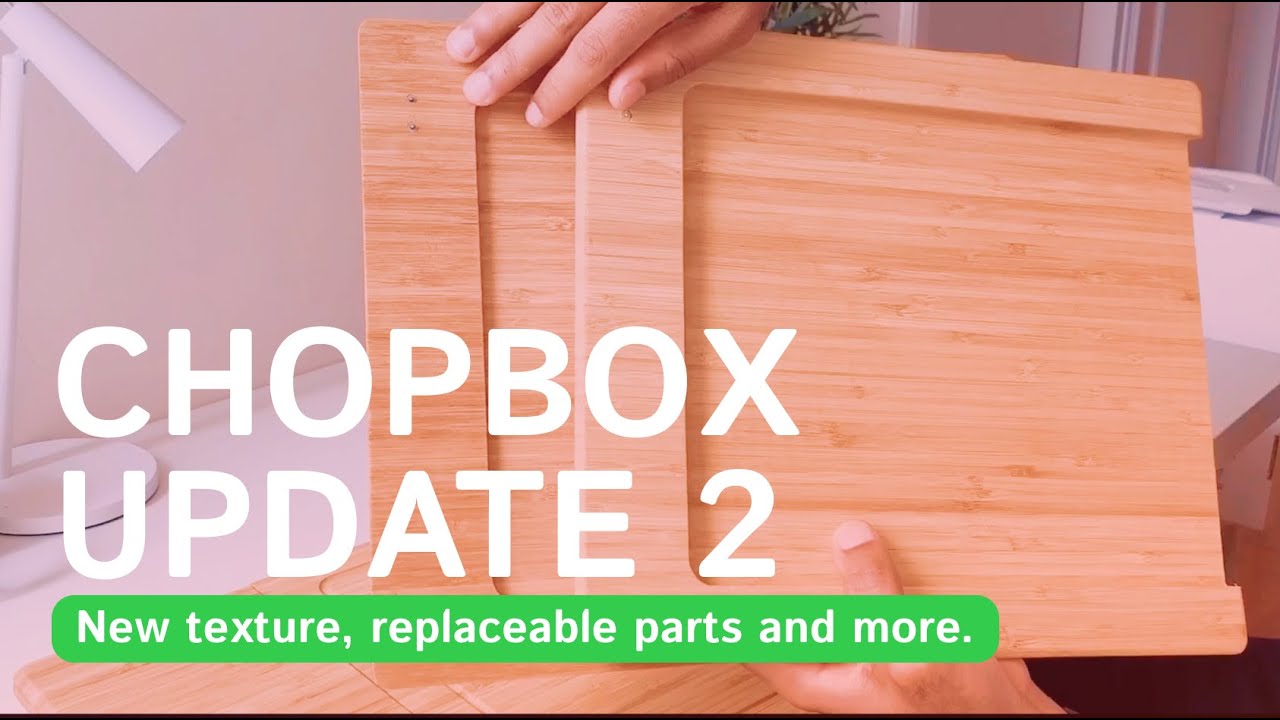 ChopBox Smart Cutting Board Bamboo Chopping Blocks With 10