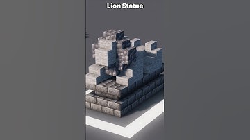 How To Build An Lion Statue In Minecraft | Tutorial