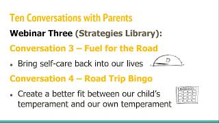 Conversations to Help Navigate Parenting Webinar Series—Part 5 of 6