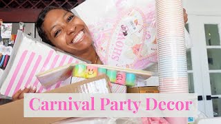PASTEL CARNIVAL THEME PARTY AMAZON UNBOXING HAUL