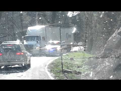 Semi-truck vs. Independence Pass (highway 82)