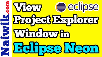 View / Show Project Explorer window in Eclipse Neon