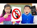 Jannie and Alex School Rules for Kids to Follow | NO PHONES IN CLASS