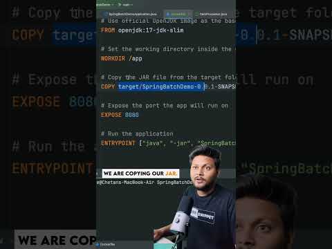 How To Dockerize Spring Boot Application ✅ #docker #springboot