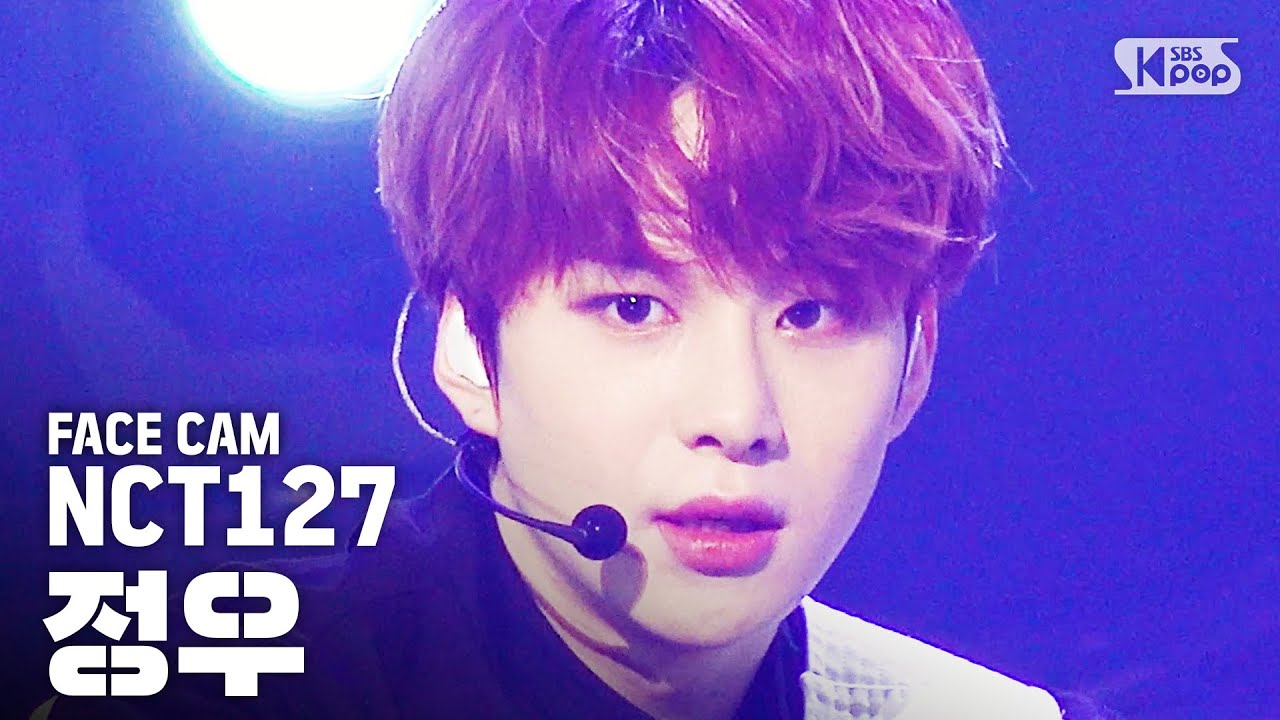 [페이스캠4K] NCT127 정우 '영웅' (NCT127 JUNGWOO 'Kick it' FaceCam)│@SBS Inkigayo_2020.3.29