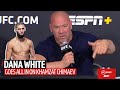 "Khamzat Chimaev is most special fighter I've ever seen!" Dana White has a ticket to the hype train