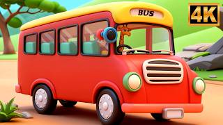 wheels bus animated nursery rhymes children