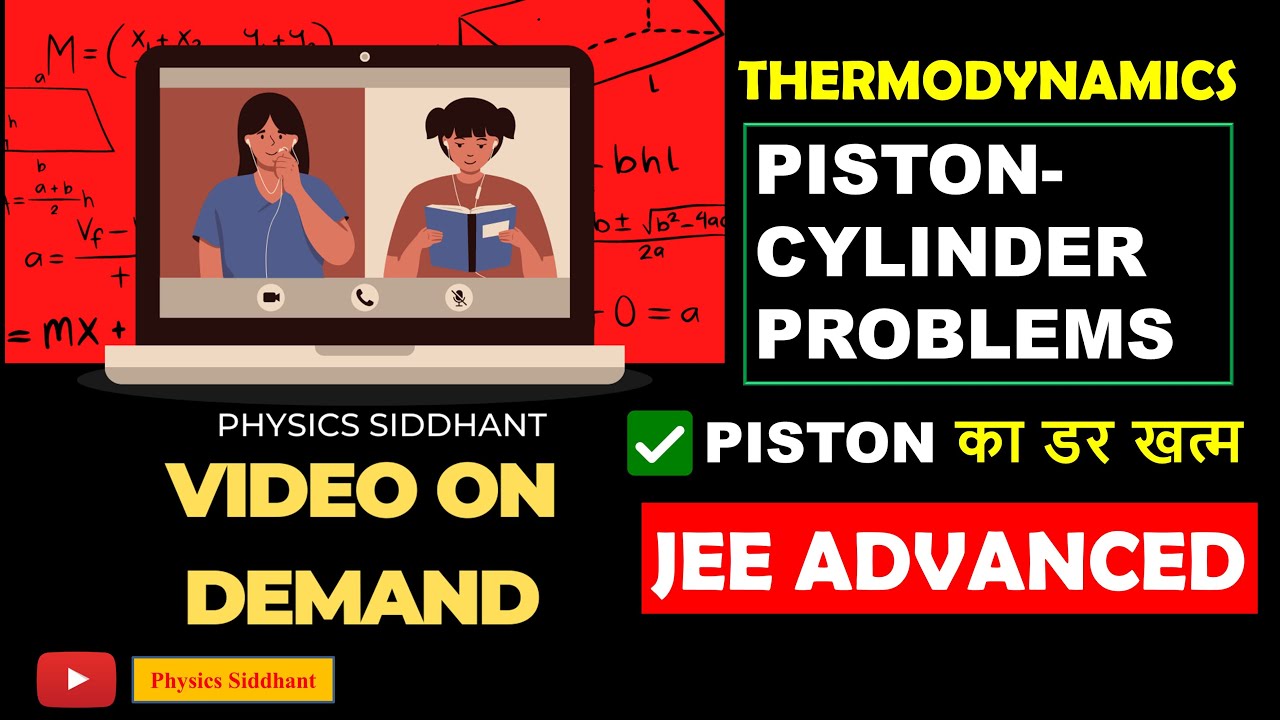 Thermodynamics Piston cylinder Problems for jee advanced 🔥 YouTube