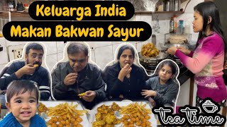 REAKSI KELUARGA INDIA MAKAN BAKWAN SAYUR | RESEP BAKWAN SAYUR