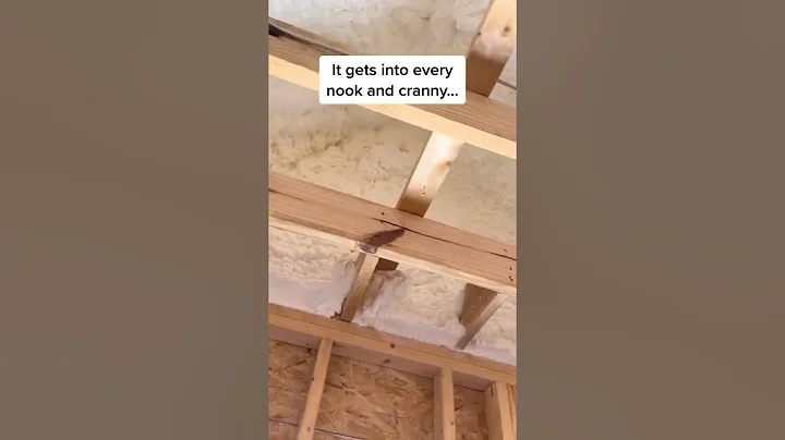 An attic with Spray foam insulation is on a whole other level...👍 - DayDayNews