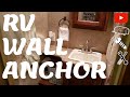 RV Wall Anchor! How to install an anchor in a hollow wall!