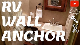 RV Wall Anchor! How to install an anchor in a hollow wall!