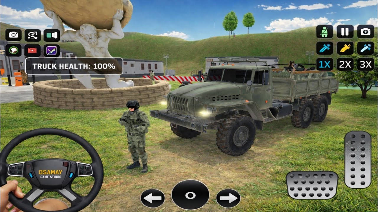 Army Truck Driving Cargo Games - US Offroad Army Truck Driving 3D 2026 - Andriod Gameplay