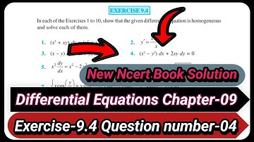 Ncert Class 12 math Differential Equation Exercise -9.4 QN-04 class 12 maths ex 9.4 ncert solutions