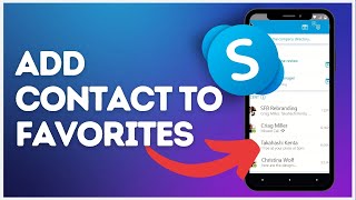 How to add contact to favorites on Skype?
