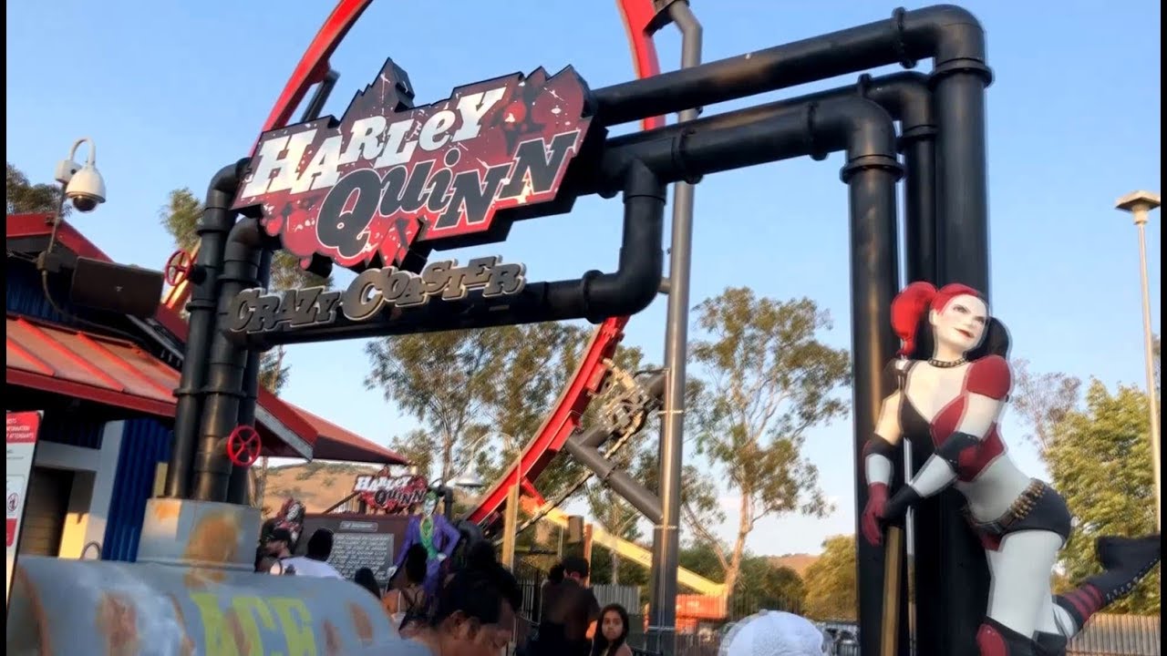 Harley Quinn Crazy Coaster, Six Flags Discovery Kingdom GO's Coaster