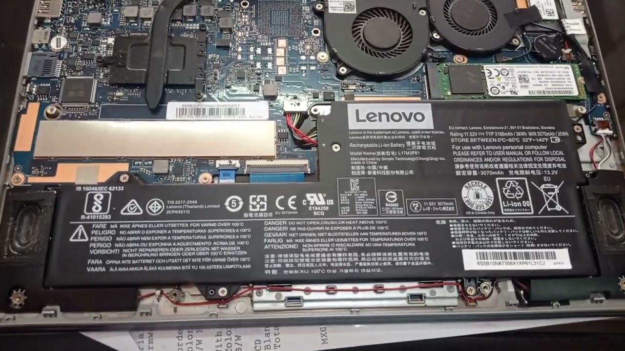 Lenovo battery, m.2 ssd YouTube