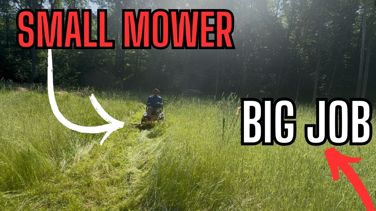 Small Mower Big Job