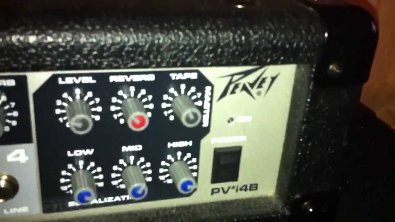 Peavey PA system. YouTube