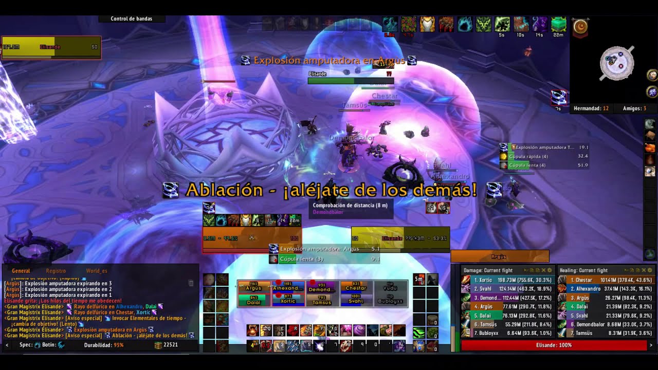 Gran magistrix Elisande Fortaleza Nocturna 10N Firestorm.- Sylvanas