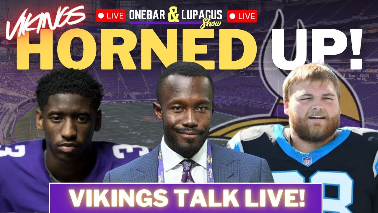 Vikings Horned Up LIVE! Latest Offseason Talk, NFL Draft, Free Agency and Vikings News