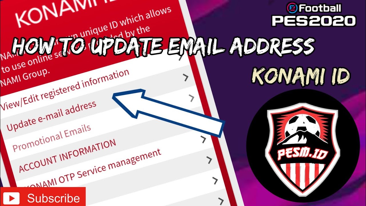 CARA GANTI EMAIL KONAMI ID 100% GAK BAKAL KE HACKBACK