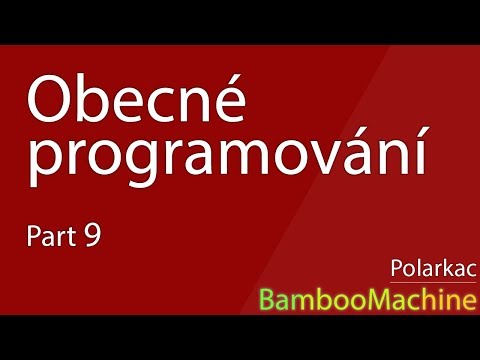 Obecné programování – Objektové paradigma #9