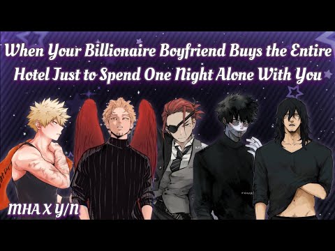 When your billionaire boyfriend buys the entire hotel just to spend one night alone with you