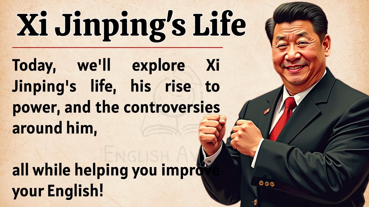 Outline Video Xi Jinping's Story || Learn English Through Story Level 2 🔥|| Graded Reader || Improve Your English✅