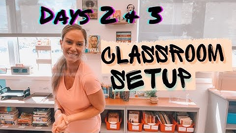 High School Classroom Setup | 2022 | Library, Bulletin Boards, Labels, Organization, Wall Decor